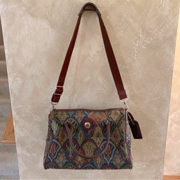 Diane Von Furstenberg Handbags - Diane Von Furstenburg Vintage Tapestry Travel Bag